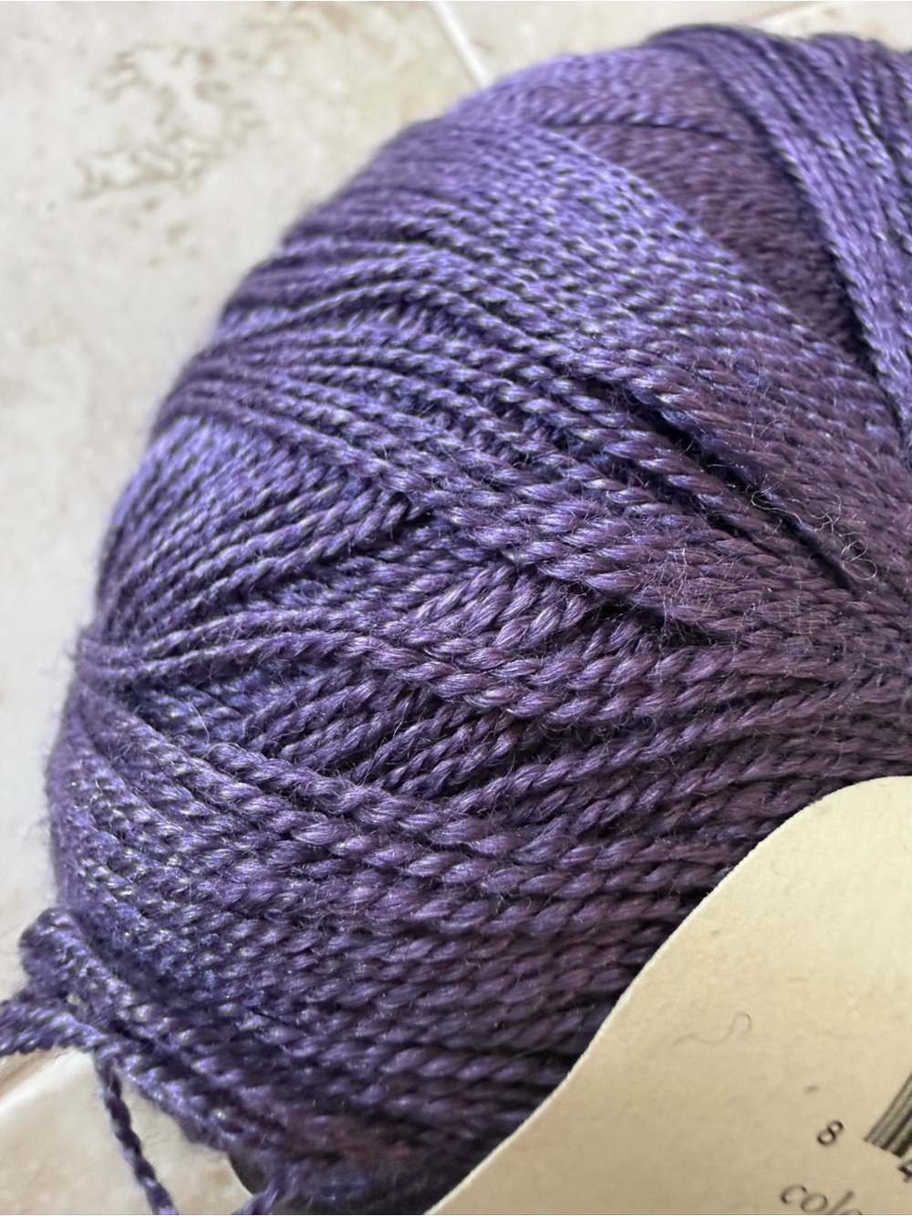 Juniper Moon Farm Findley Merino Wool & Silk Blend Yarn - Deep Purple - Merlot - Picture 8 of 8